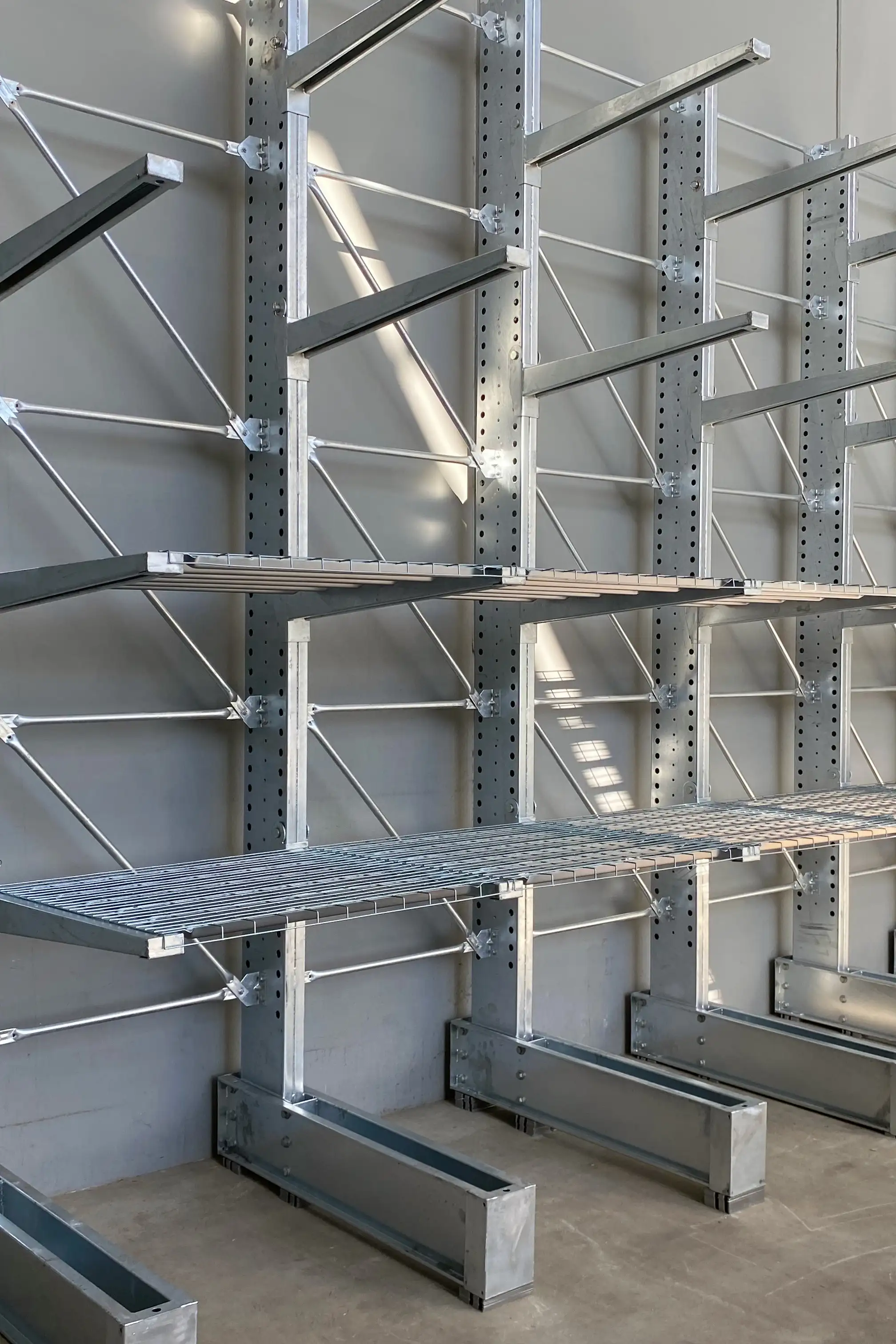 Cantilever racking system