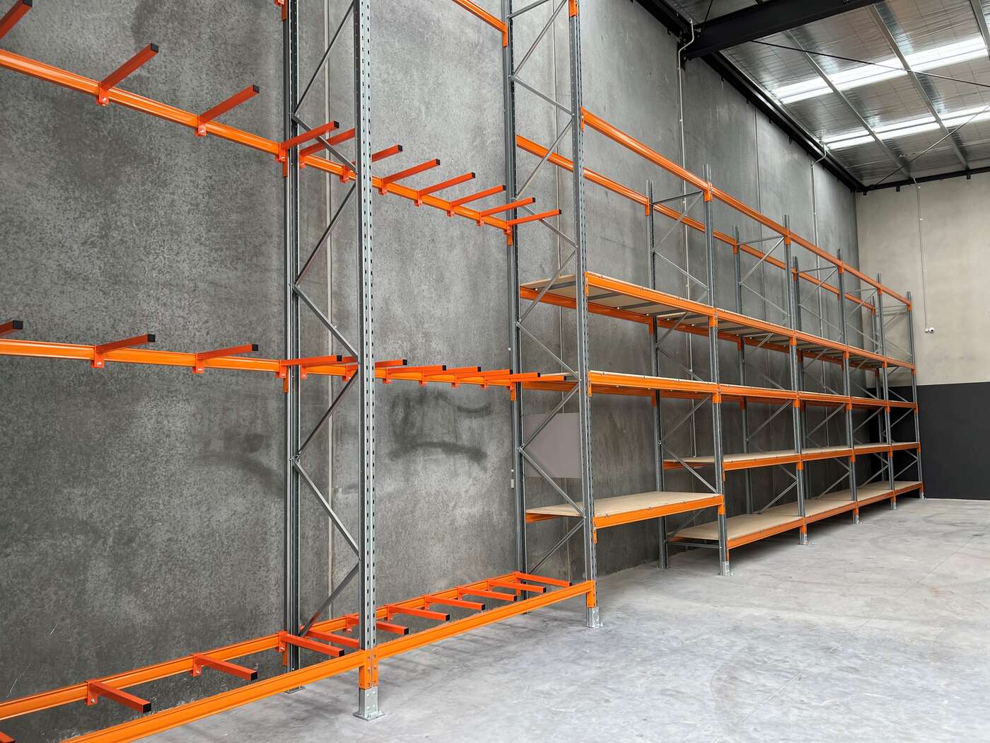 Vertical rack storage
